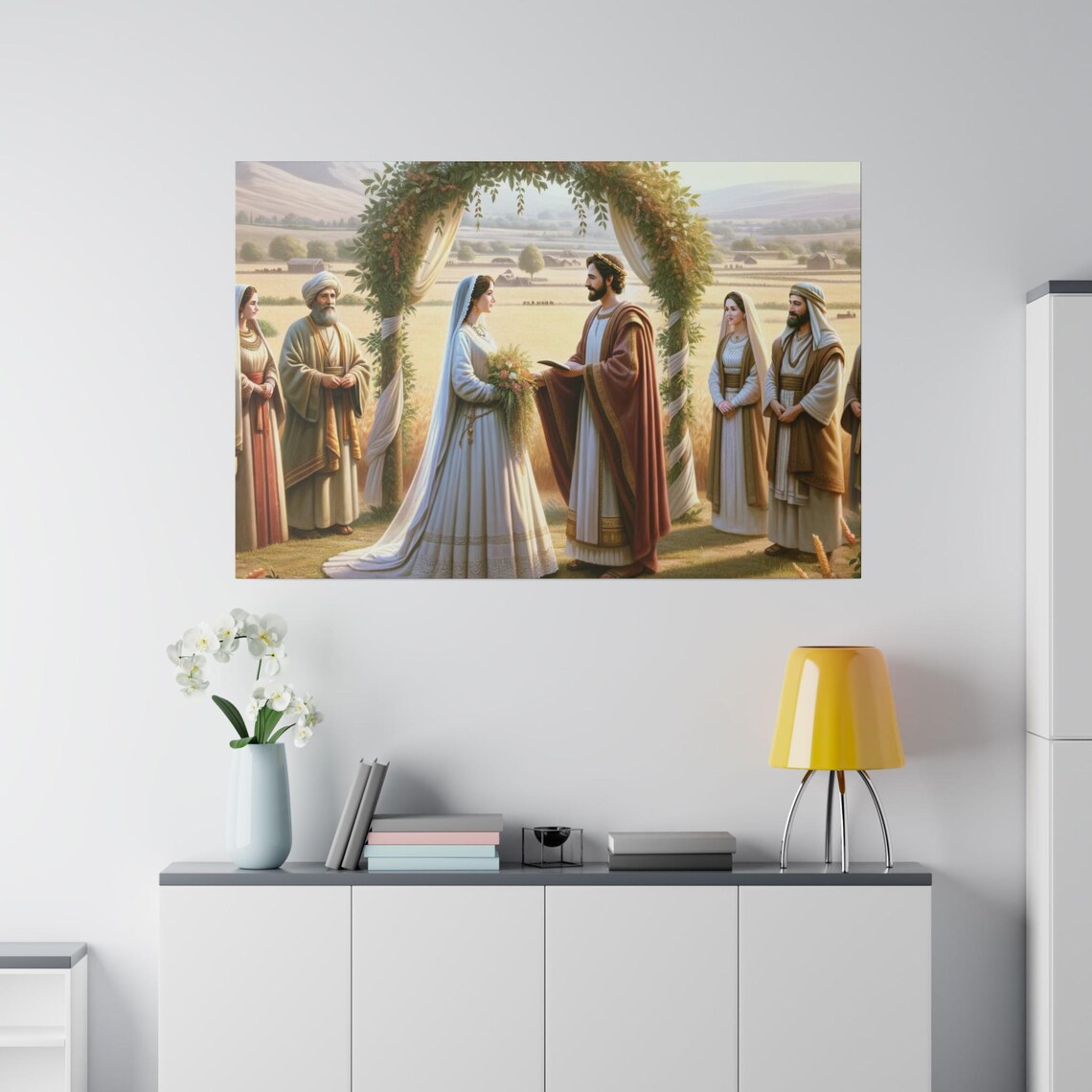 The Story Of Ruth: Ruth Marries Boaz Art Print - Image 3