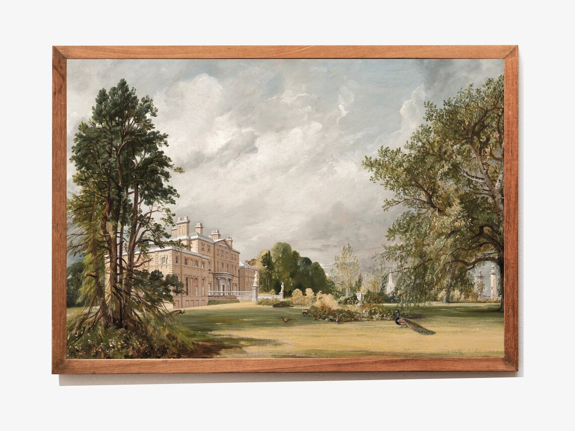 Countryside Paintings Vintage Landscape Art Print - Image 3