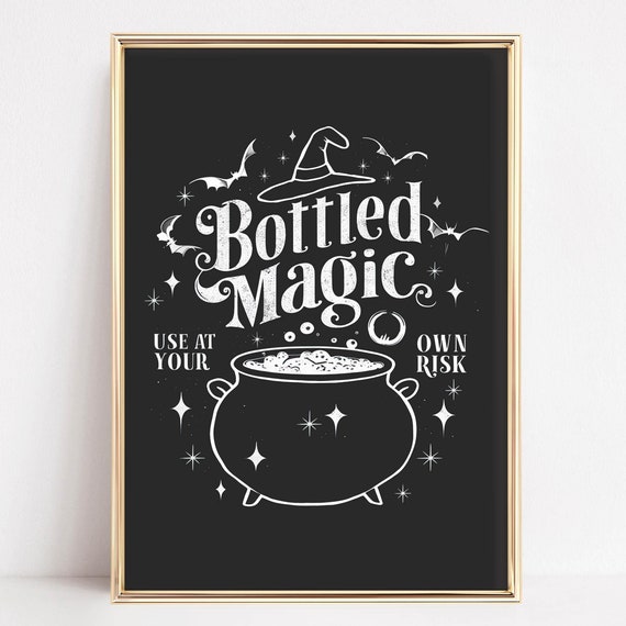Halloween Wall Art Decor Halloween Home Decor Witchy Decor Halloween Poster Cute Halloween Print Fall Wall Art