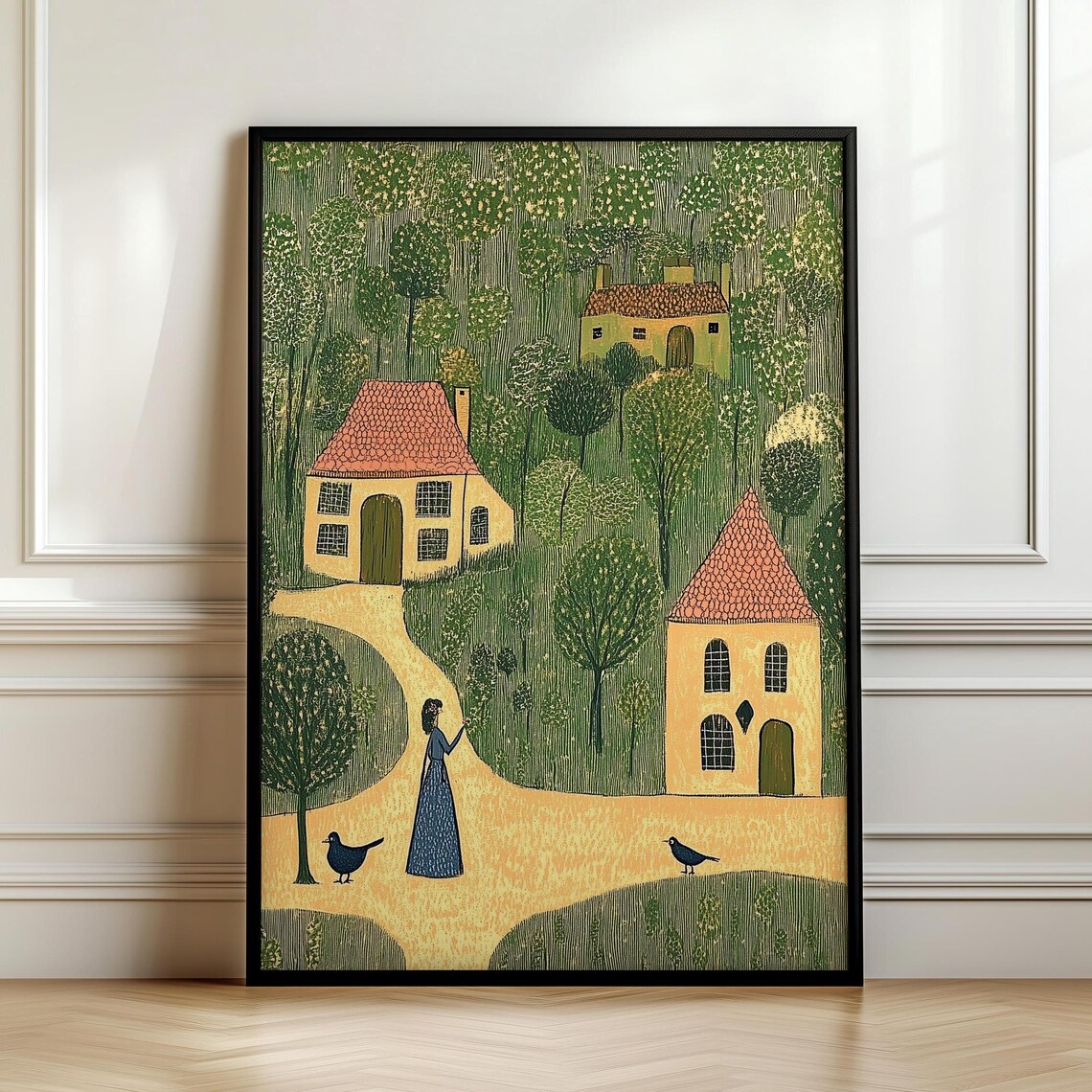 Textile Wall Art Tapestry, Boho Minimalist Art Print - Image 7