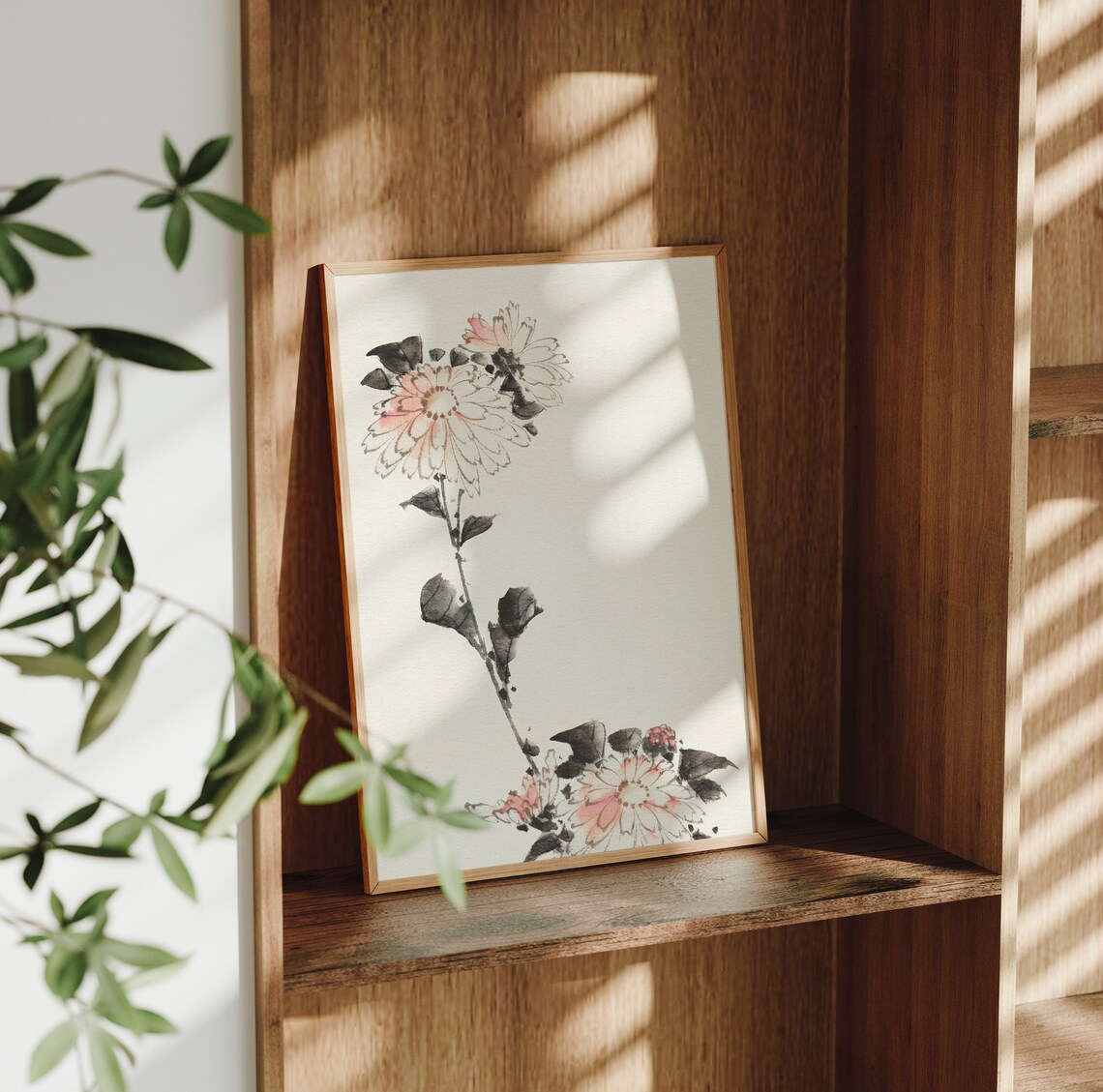 Vintage Floral Botanical Print, Muted Tones Art - Image 2