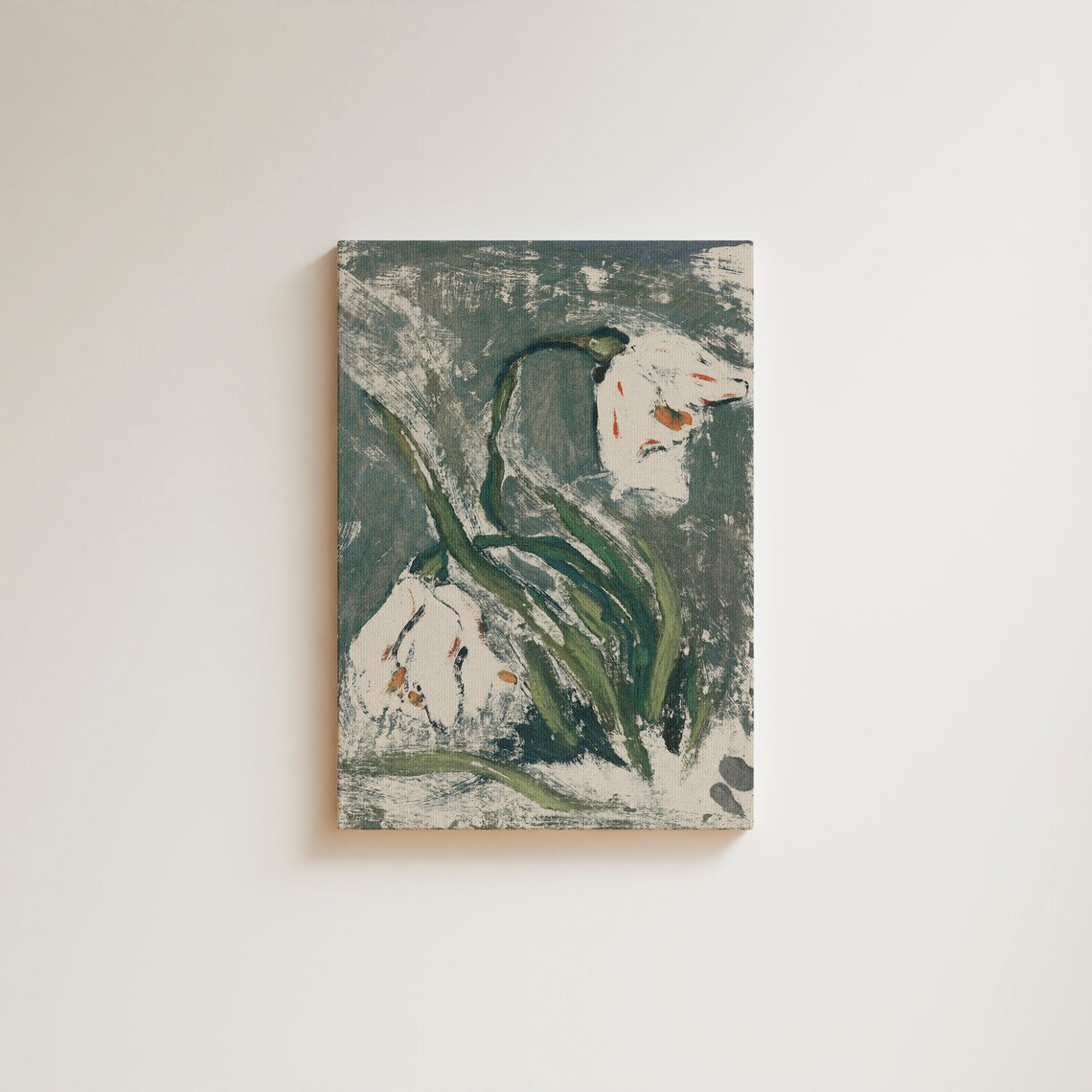 Vintage Flower Painting, Antique Floral Wall Art Print - Image 2