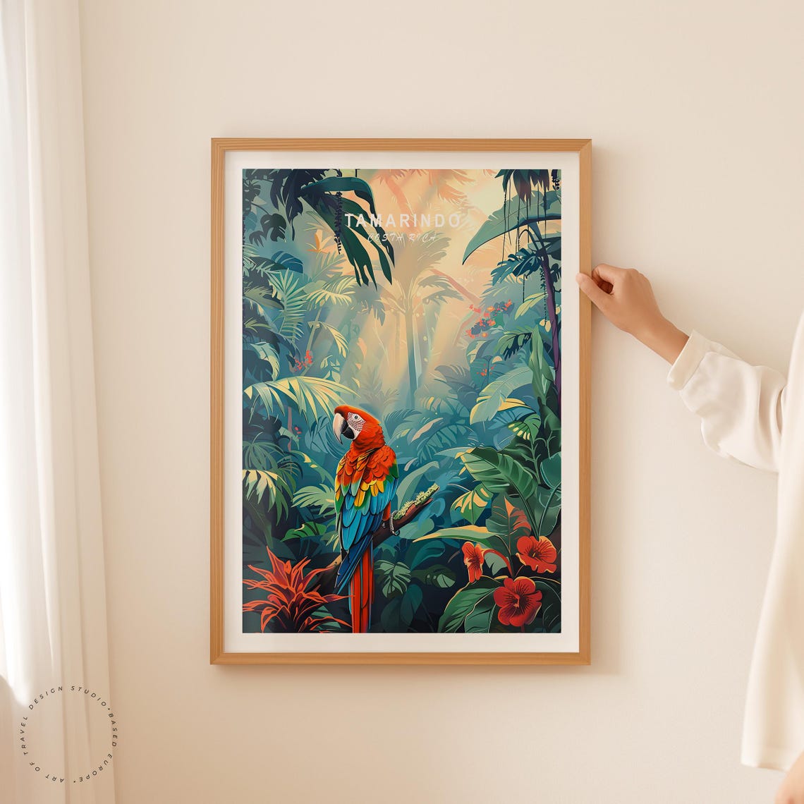 Tamarindo Travel Poster Costa Rica Wall Art Tamarindo Print Home Decor Personalised Travel Poster Birthday Gifts - Image 2