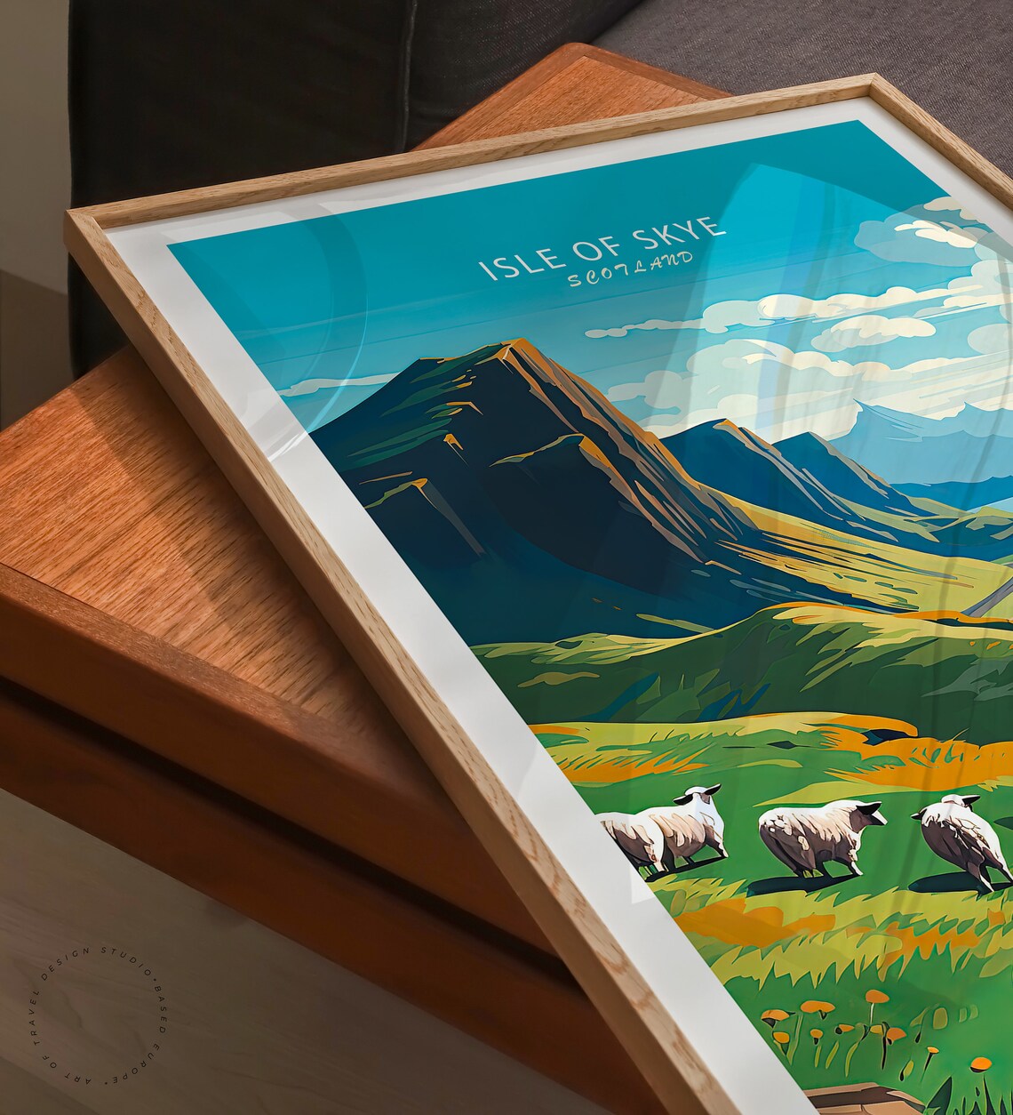Isle Of Skye Scotland Print Scotland Wall Art Isle Of Skye Scotland Travel Poster Coast Print Wedding Present Personalised Gifts - Image 3