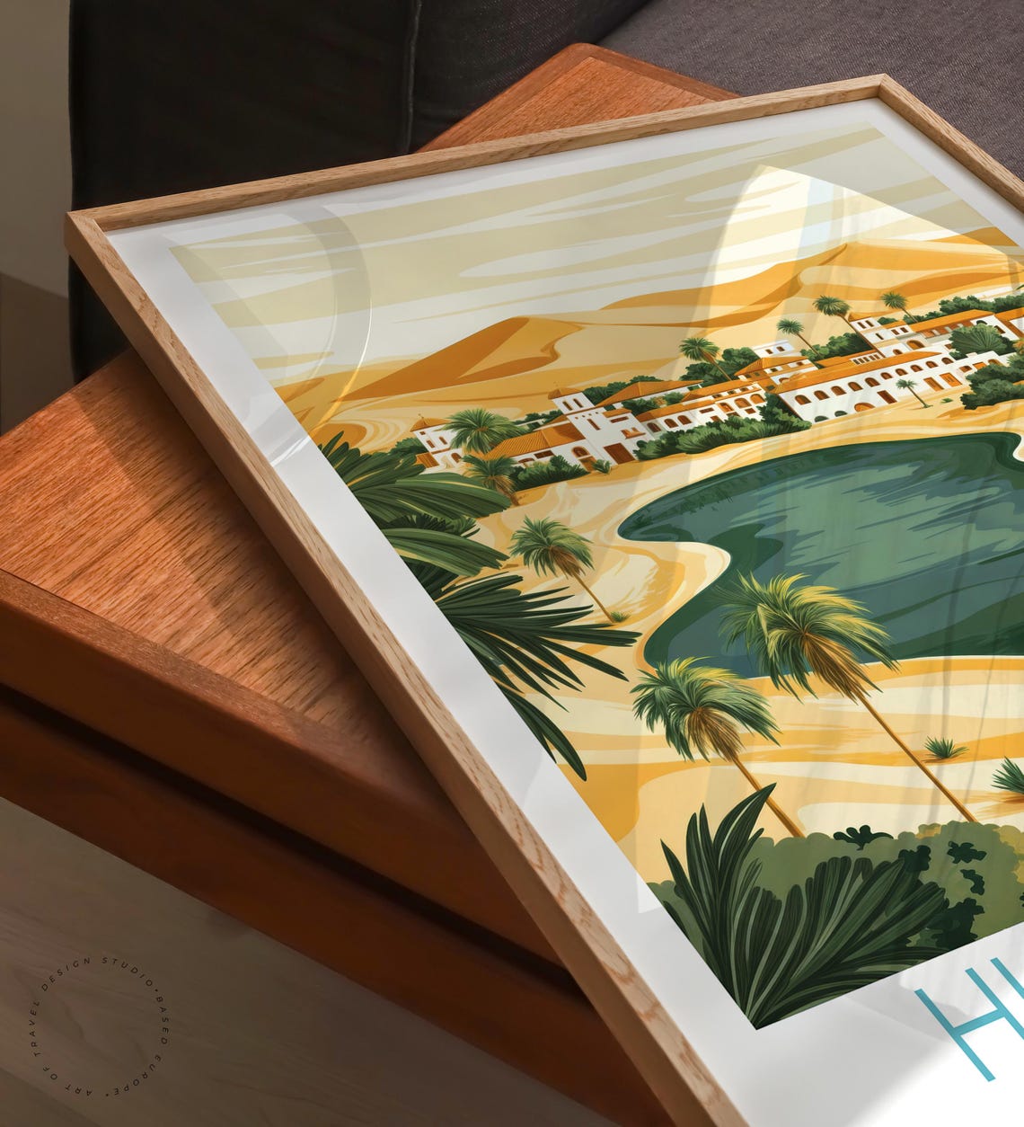 Huacachina Travel Poster Peru Wall Art Print Desert Home Decor Custom - Image 6