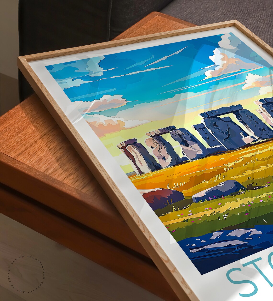 Stonehenge UK Travel Poster, England Travel Print - Image 3
