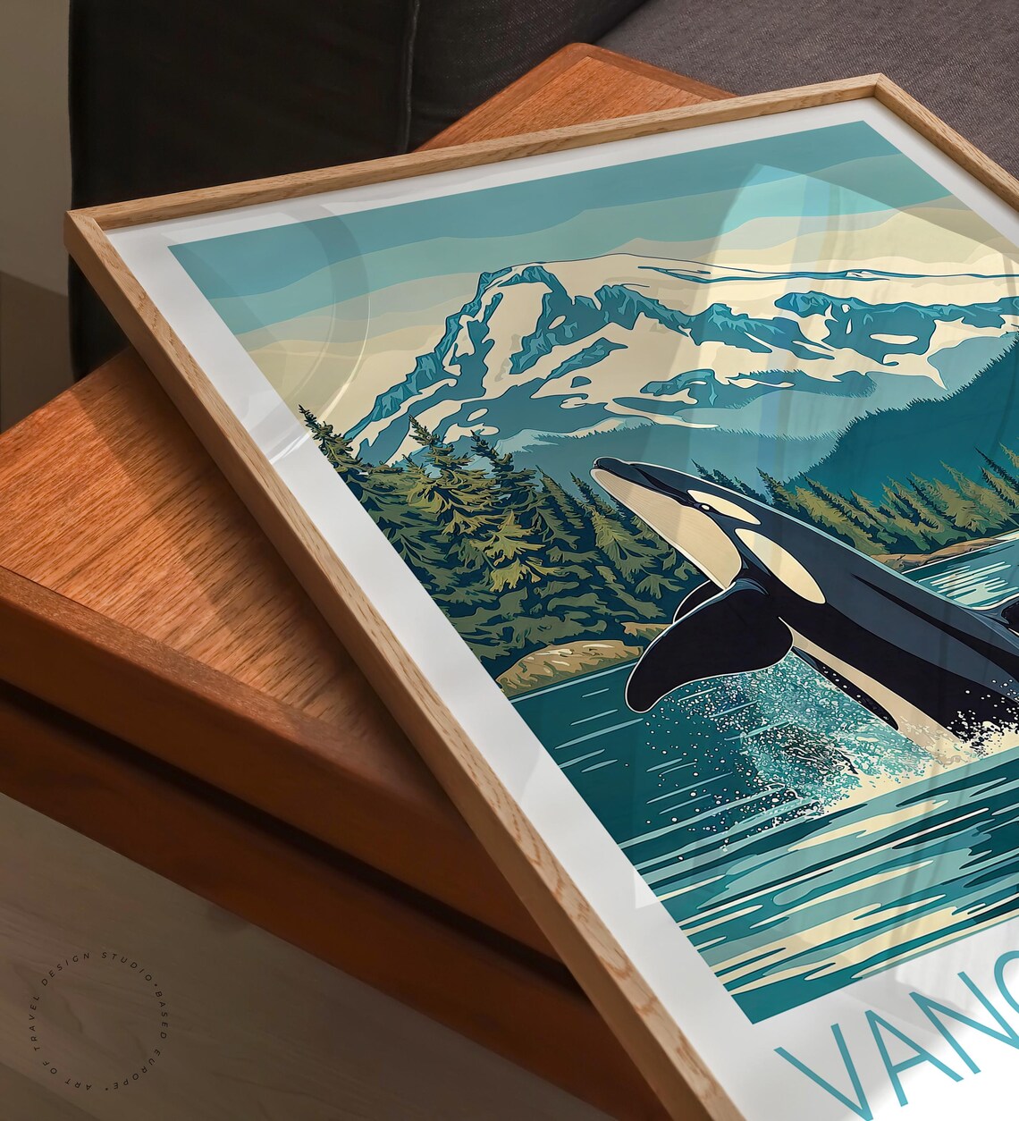 Vancouver Island Travel Poster, Canada Wall Art - Image 3