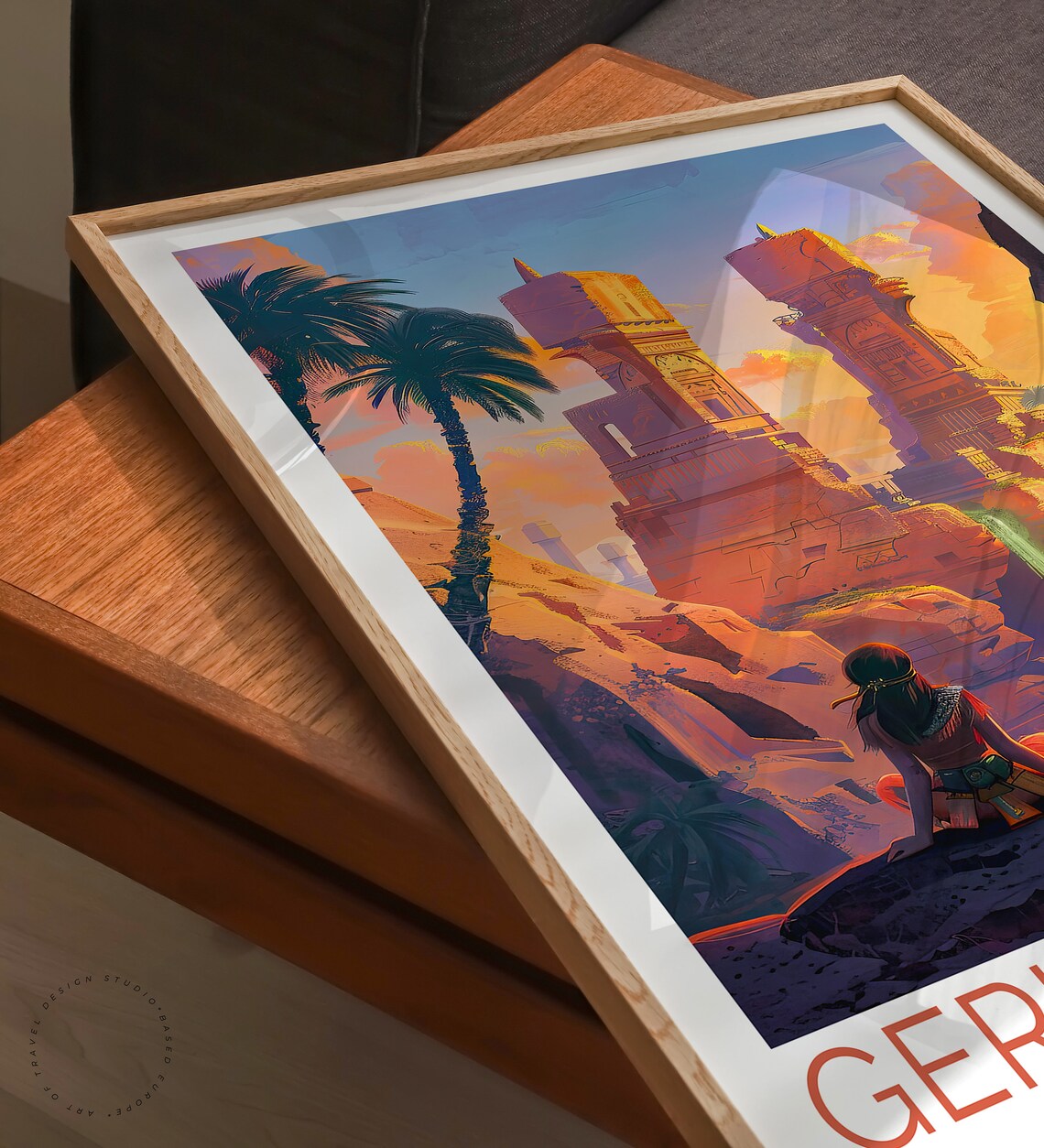 Gerudo Desert National Park Travel Poster - Image 3