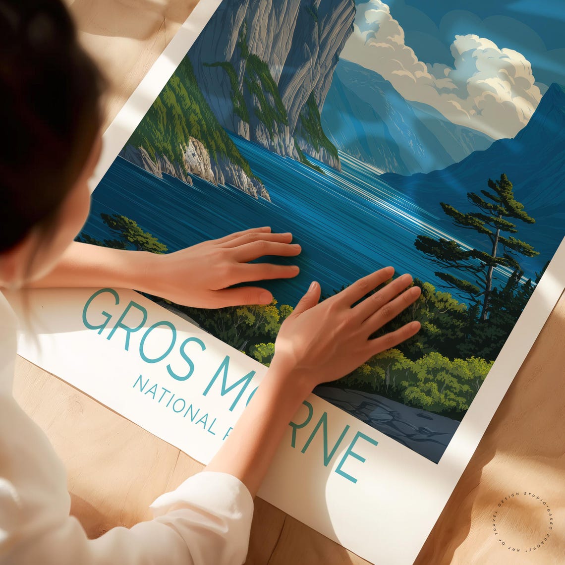Gros Morne National Park Canada Fjord Cliffs Scenic Travel Poster - Image 3