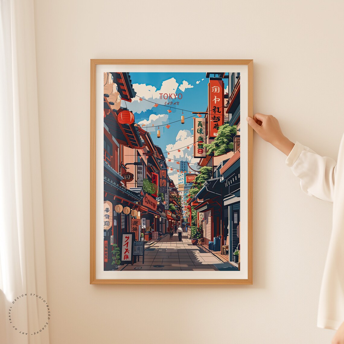 Tokyo Japan Travel Poster, Japanese City Decor - Image 2
