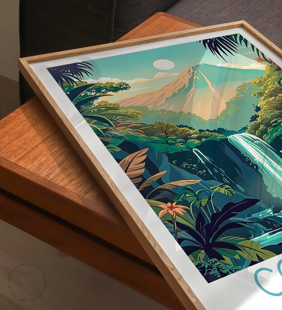 Costa Rica City Wall Art Travel Poster - Image 3