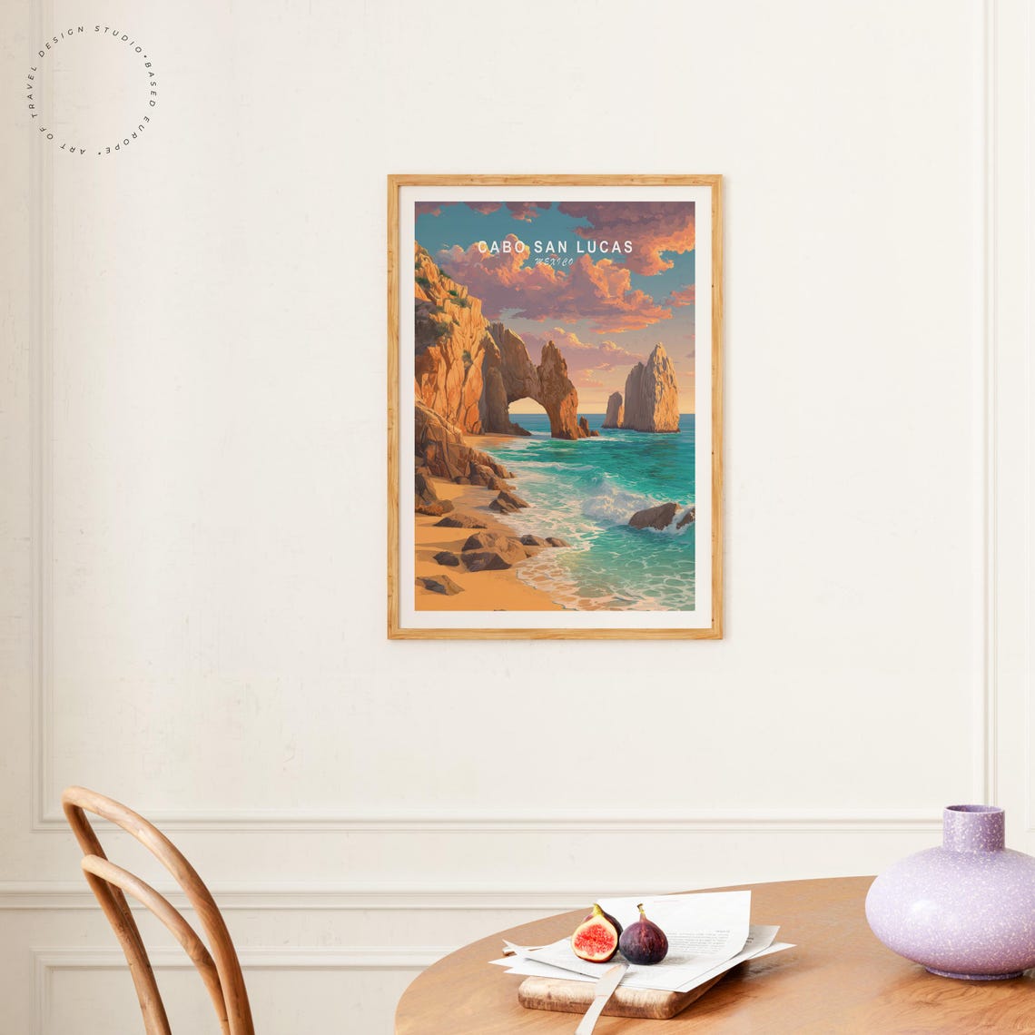 Cabo San Lucas Minimalist Travel Poster, Cityscape - Image 4