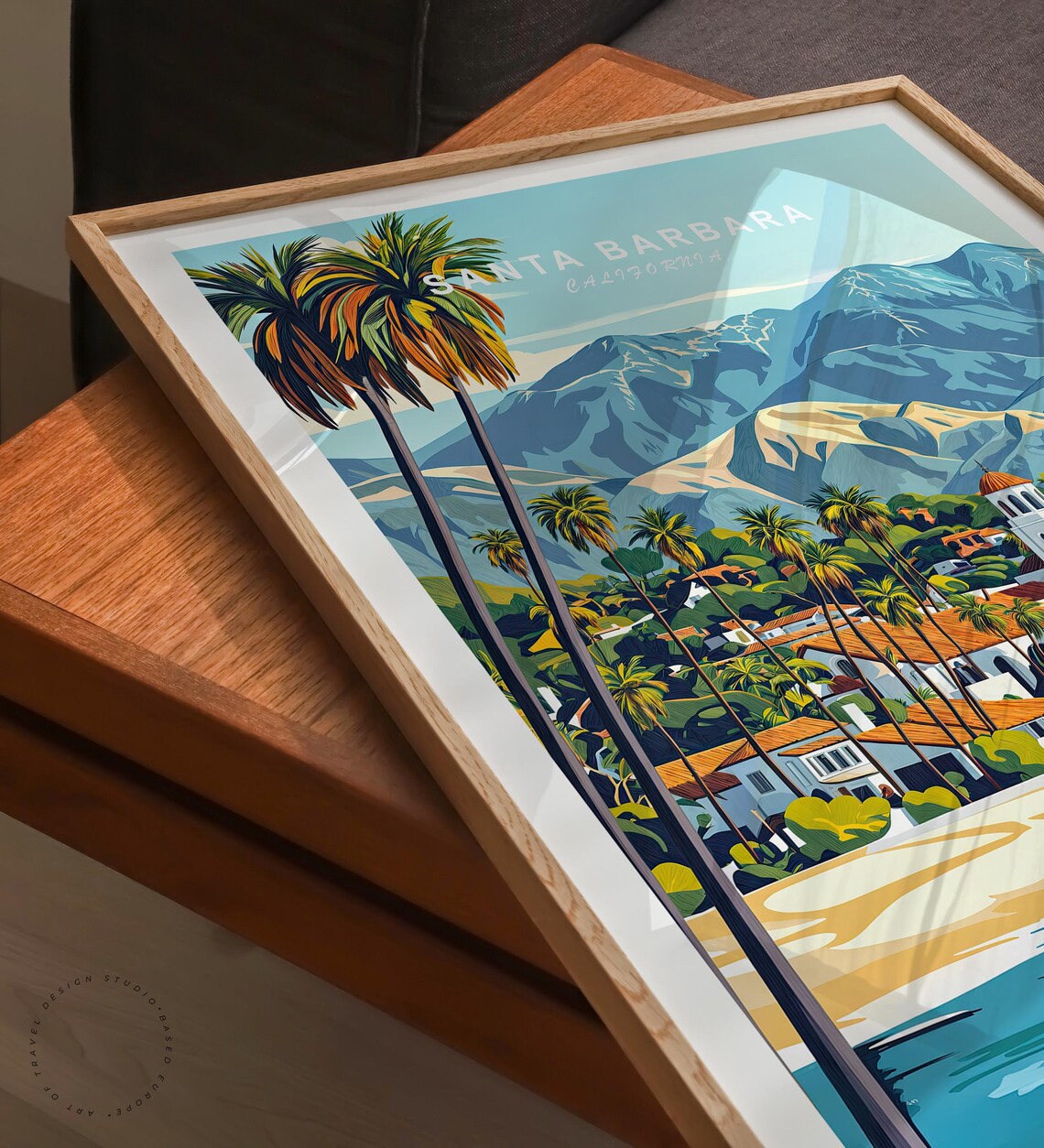 Santa Barbara Travel Poster, Custom Home Decor - Image 6