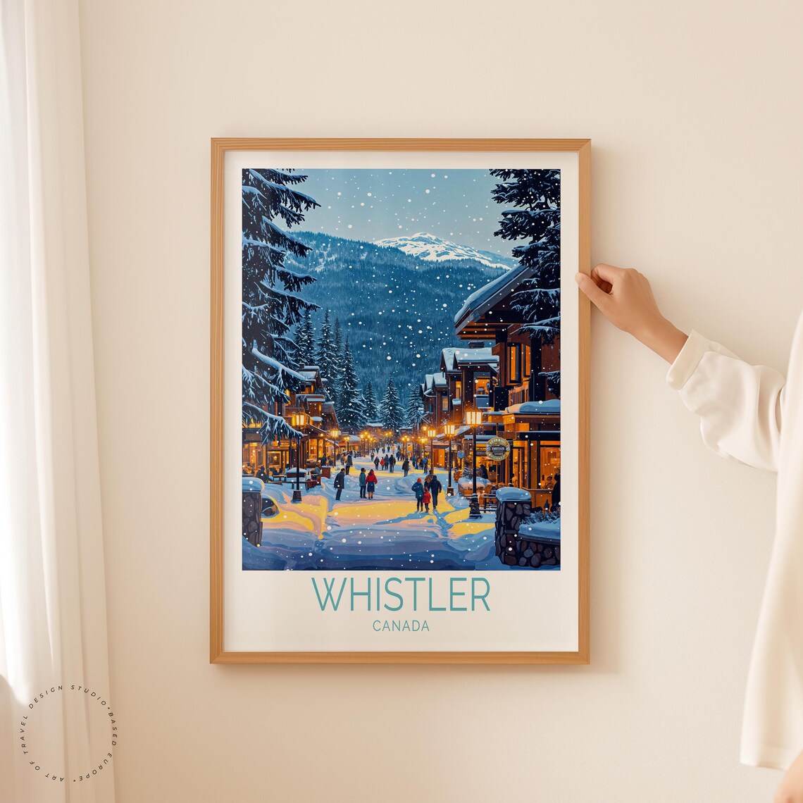 Whistler Travel Poster, Canada Ski Resort Art Print - Image 5