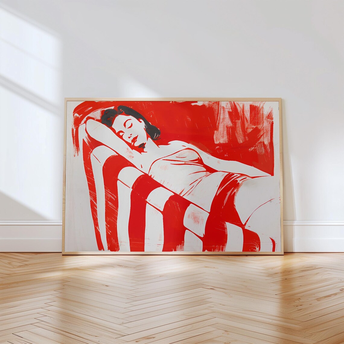 Abstract Woman, Minimalist Pop Art Poster - Image 4