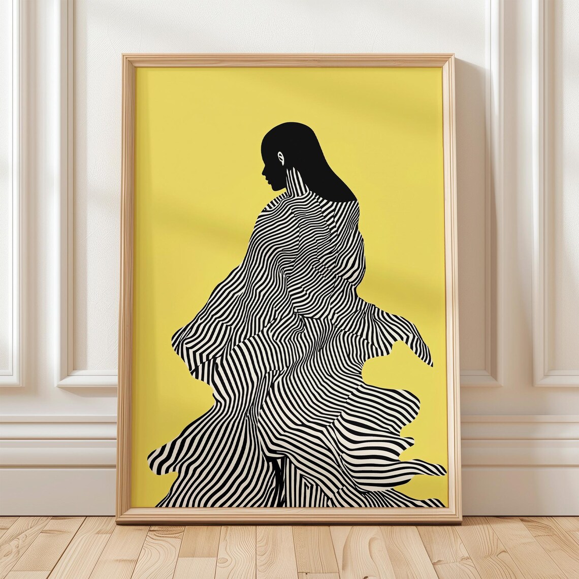 Abstract Woman, Modern Minimalist Poster Print