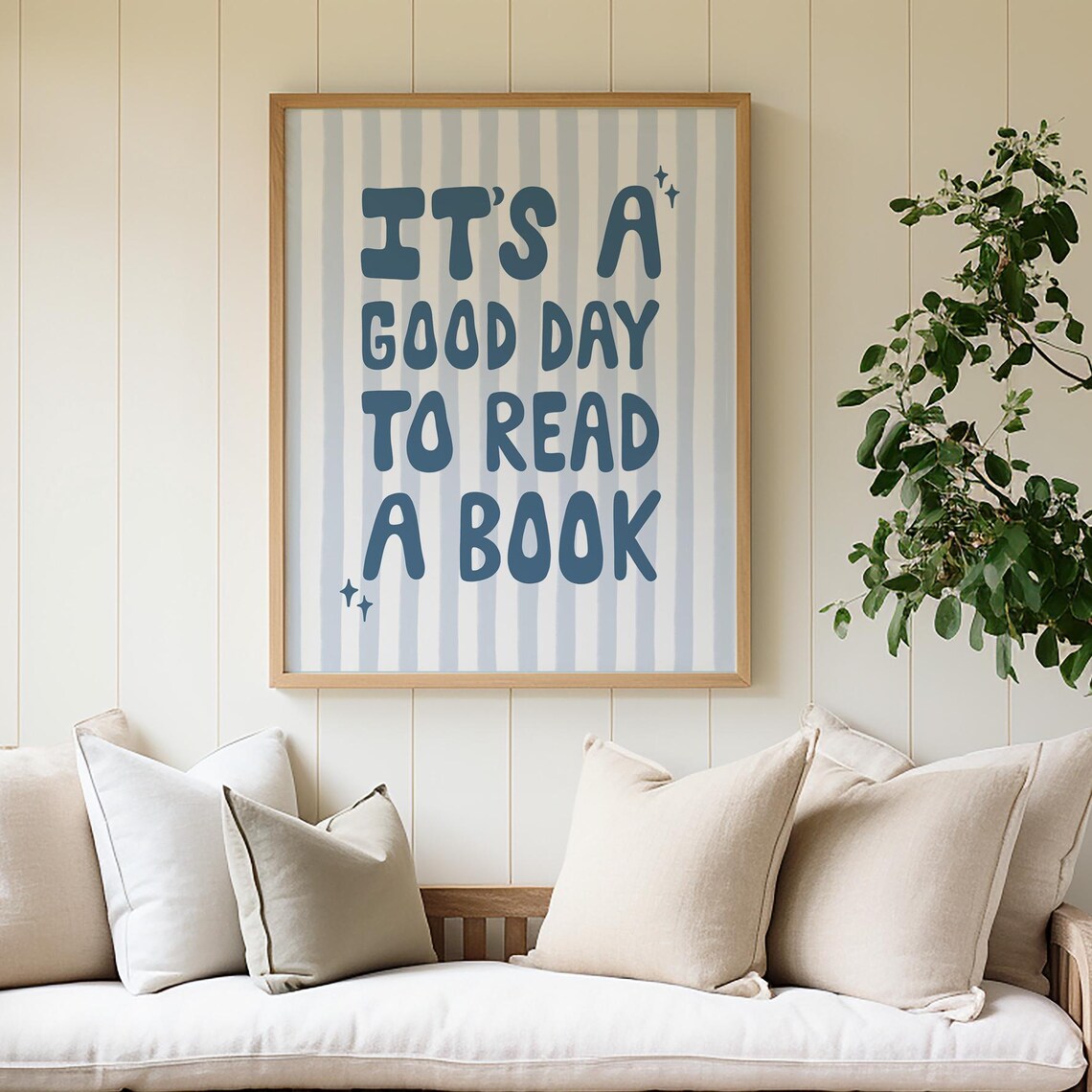 It A0s A Good Day To Read, Bookish Wall Nook Poster