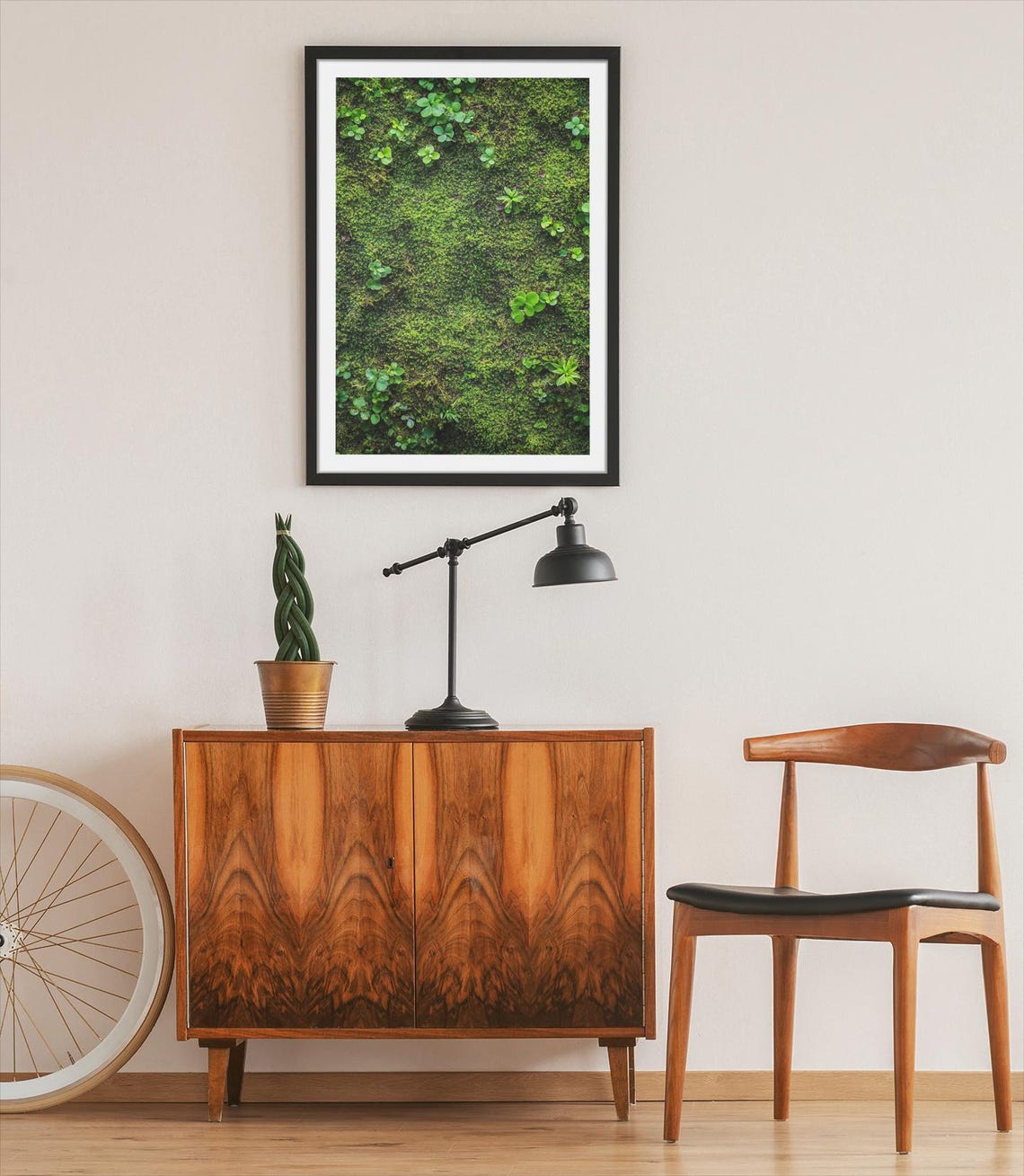 Lush Green Moss Wall Art Print Nature Photography Organic Green Decor Minimalist Zen Poster Earthy Wall Art For Home - Image 2