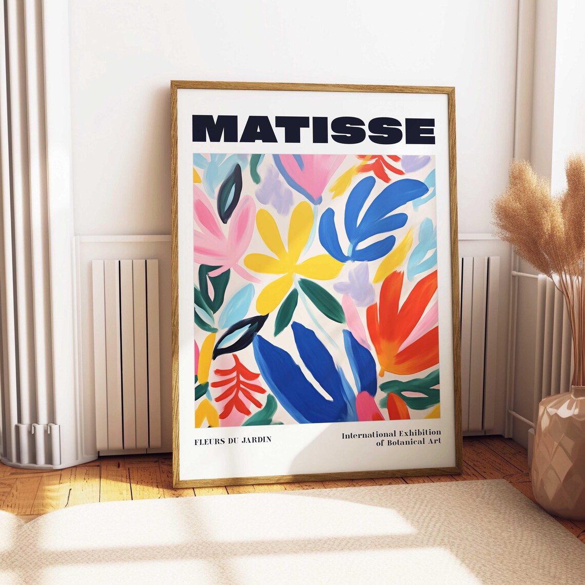 Matisse Fleurs Du Jardin Botanical Exhibition Poster Colorful Floral Art - Image 5