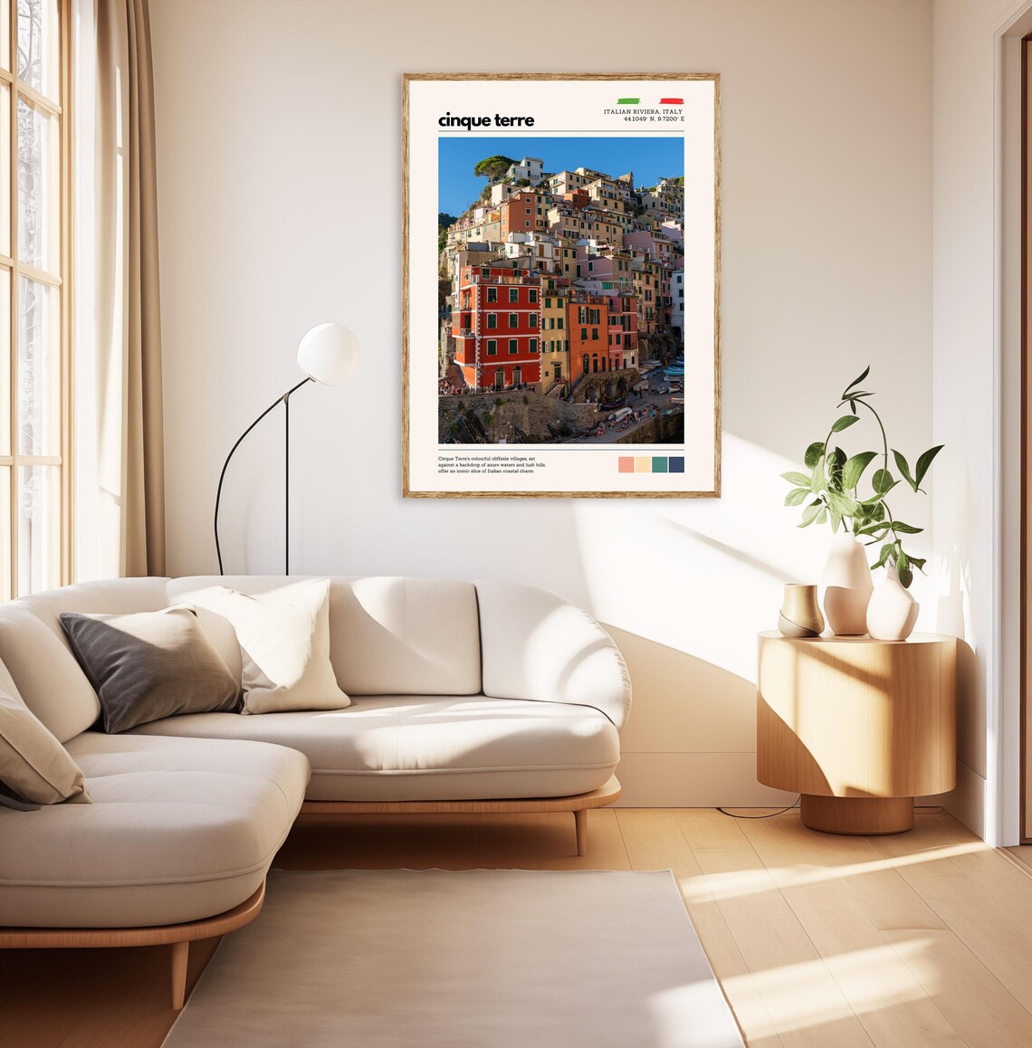 Cinque Terre Italian Riviera Colorful Cliffside Village Poster - Image 3