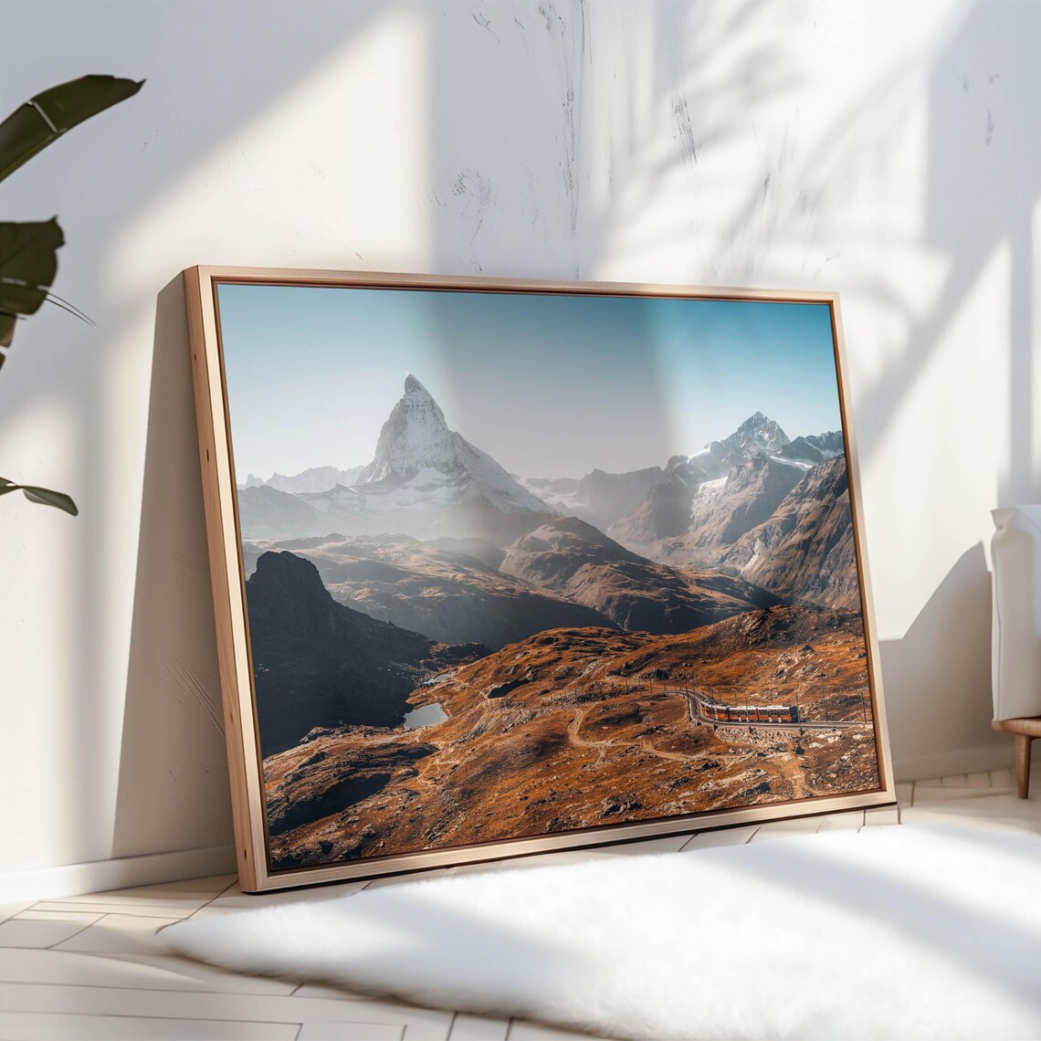 Gornergrat Matterhorn Zermatt Swiss Alps Switzerland Mountain Photography Wall Art Print Travel Poster Are For New Home - Image 3