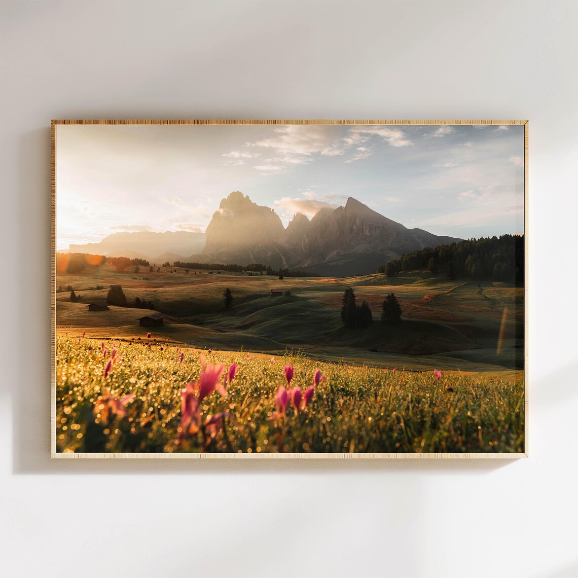 Alpe Di Siusi, The Dolomites Travel Poster