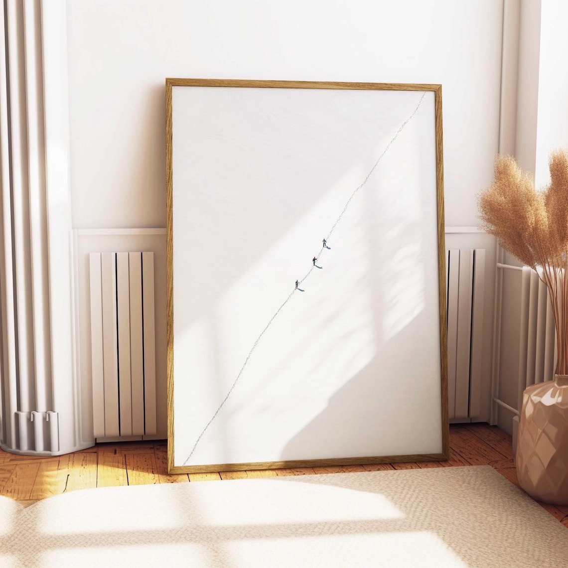 Alpinism Photography Print, Minimalist Mountain Climbing - Image 4