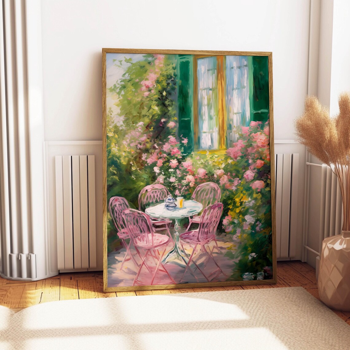 Monet-Inspired Watercolor Art Print, Modern Decor - Image 5