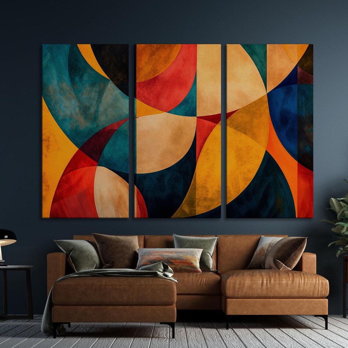 Colorful Abstract Painting, Modern Poster Art Print - Image 5