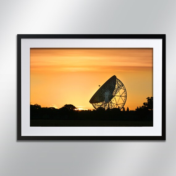 Jodrell Bank Observatory Signed Print Landscape Wall Art Cityscape Photography