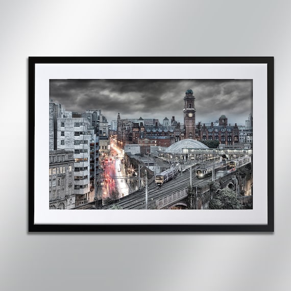 Manchester Oxford Road Station Signed Art Print