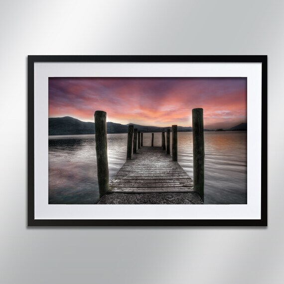 Derwent Water Lake District Signed Print Landscape Wall Art Cityscape Photography