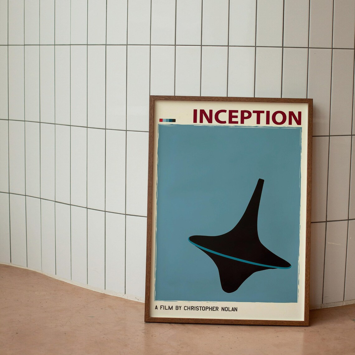 Inception Movie Poster, Abstract Vintage Wall Art