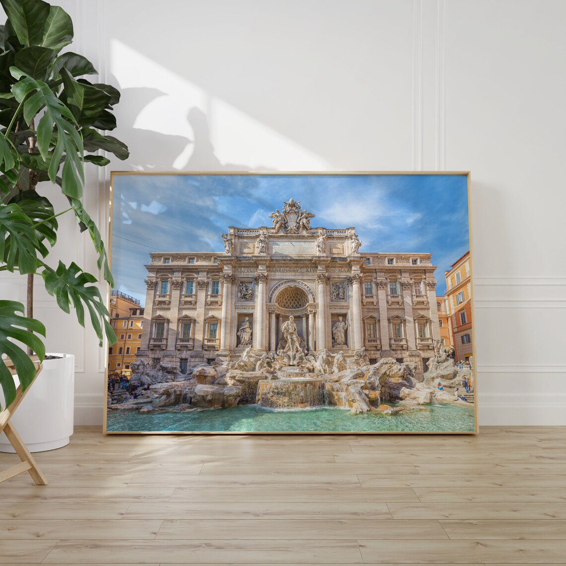 Trevi Fountain Rome Italy Iconic Baroque Landmark Photo Poster - Image 2