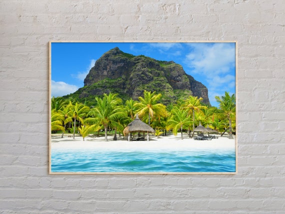 Real Photo Mauritius Print Mauritius Wall Art Mauritius Poster Mauritius Photo Mauritius Poster Print Mauritius Decor Africa
