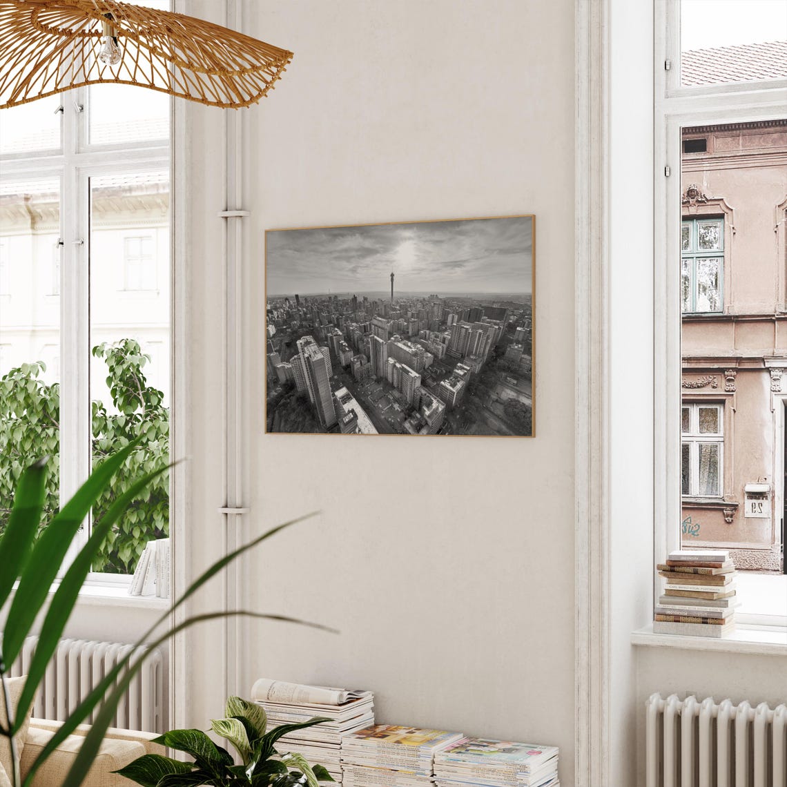 Black And White Johannesburg Print Johannesburg Wall Art Johannesburg Poster Johannesburg Photo Johannesburg Poster Print - Image 3