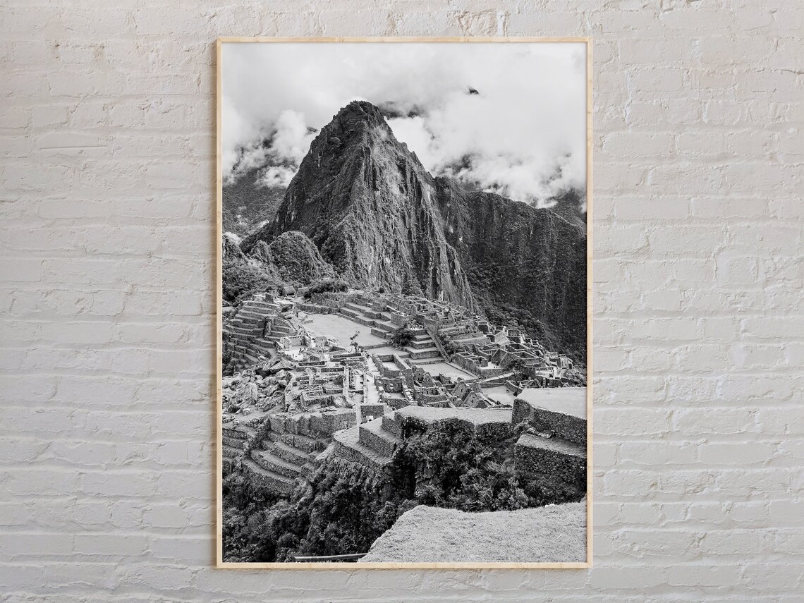 Machu Picchu Peru Photo Poster Print