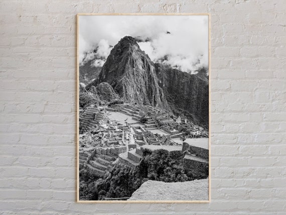 Machu Picchu Peru Photo Poster Print