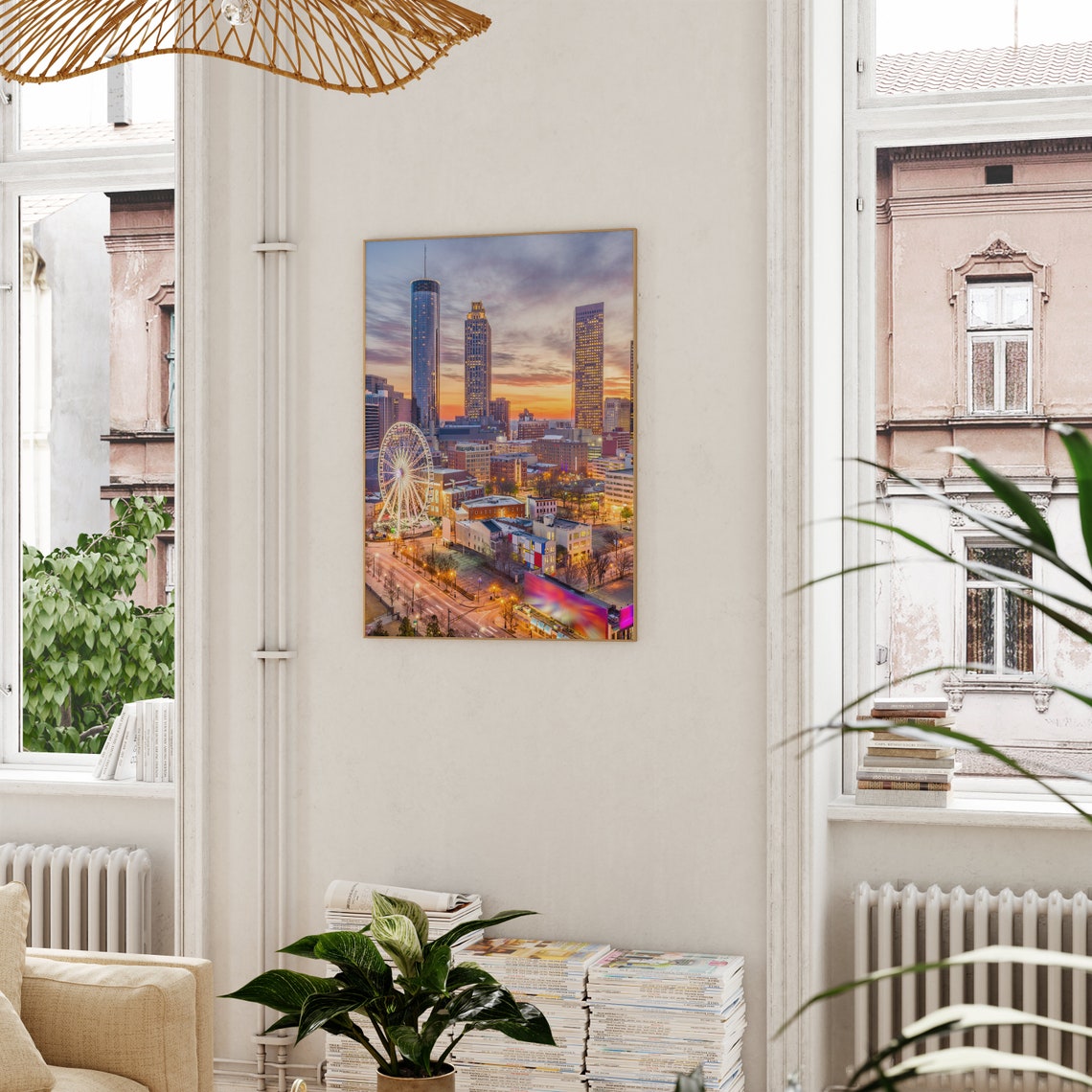 Real Photo Atlanta Print Atlanta Wall Art Atlanta Poster Atlanta Photo Atlanta Poster Print Atlanta Wall Decor Georgia Print - Image 3