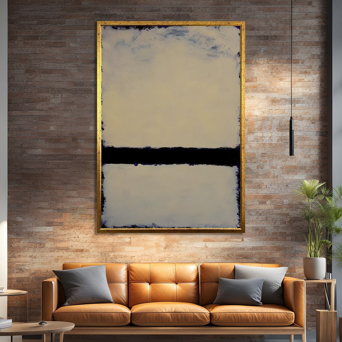 Mark Rokhto-Inspired Minimalist Abstract Painting