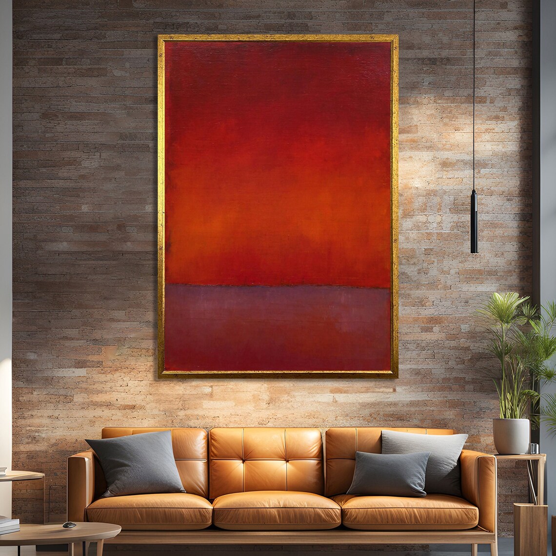Mark Rothko Style Abstract Art Print, Modern Decor