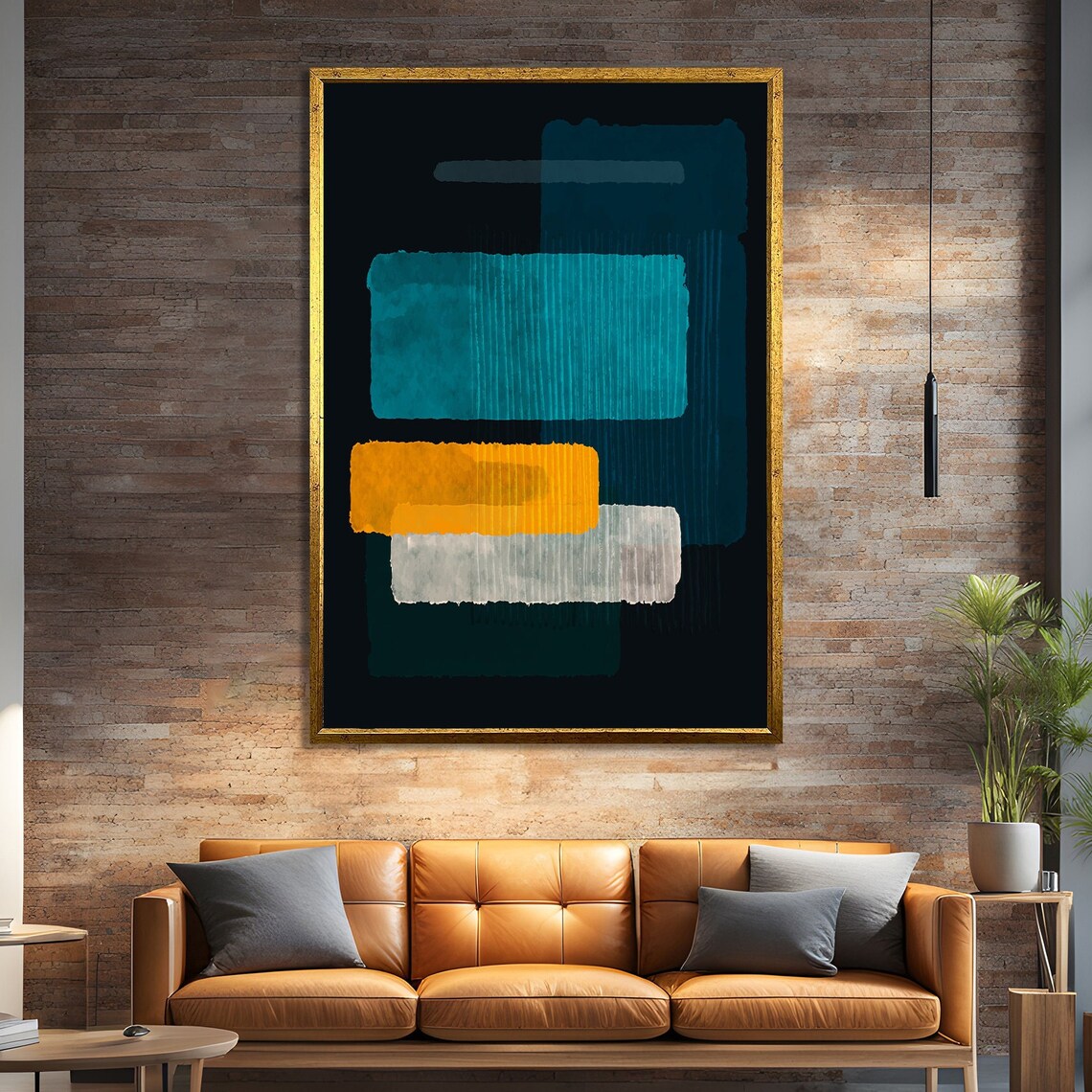 Mark Rothko Style Modern Abstract Art Print