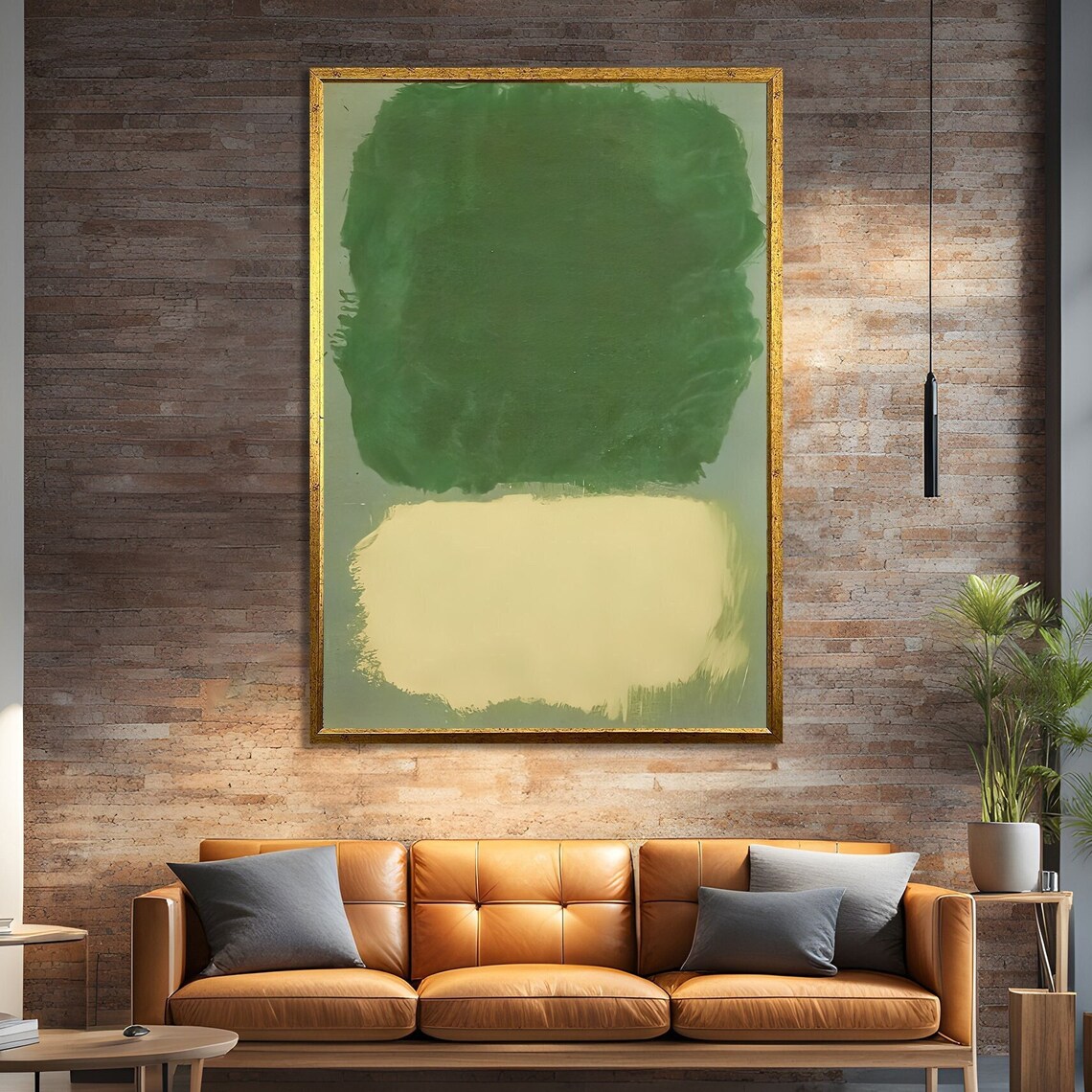 Mark Rothko Style Abstract, Tranquil Modern Decor