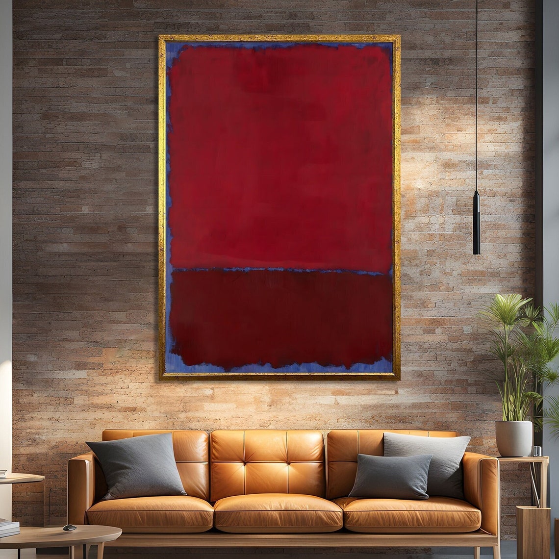 Mark Rothko Style Abstract Art Print