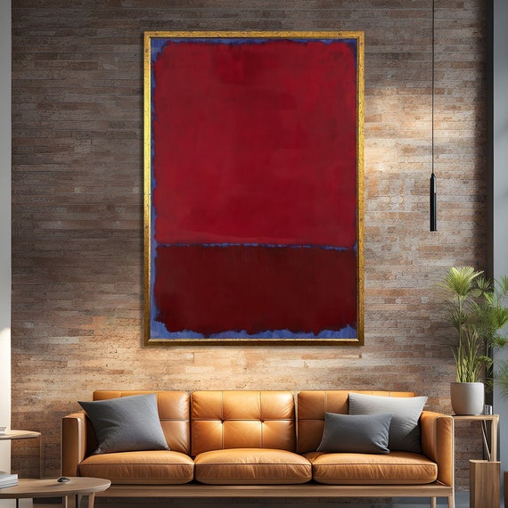 Mark Rothko Style Abstract Art Print