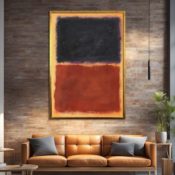 Mark Rothko Style Abstract Art Print