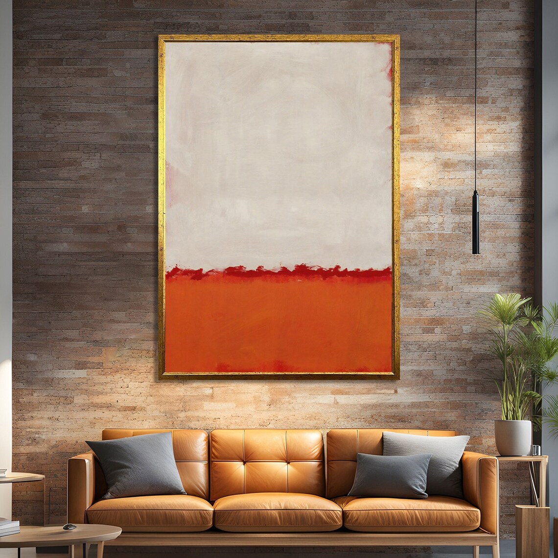 Mark Rokhto Inspired Abstract Art, Minimalist Decor