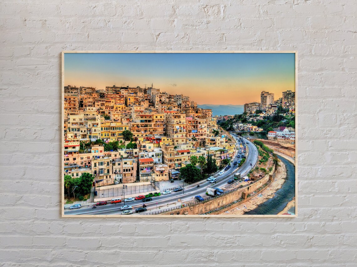 Beirut Lebanon Travel Poster, Wall Decor