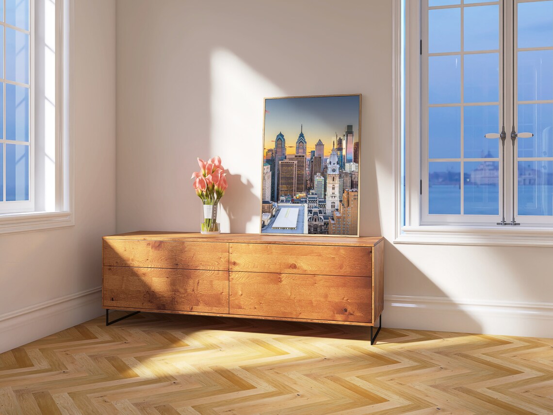 Philadelphia Pennsylvania Skyline Sunset City Hall Tower Poster - Image 4