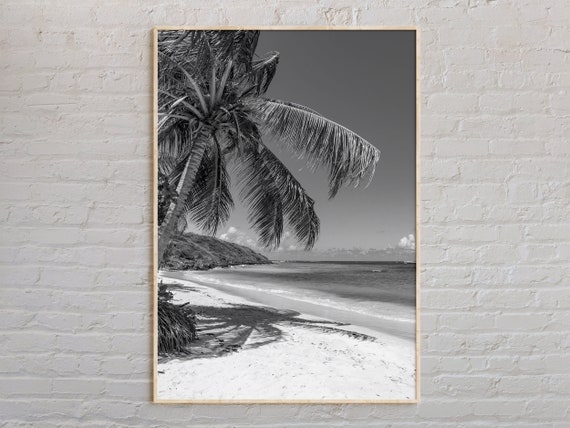 Black And White The Bahamas Print Art Poster Photo Decor